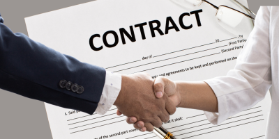 handshake with contract
